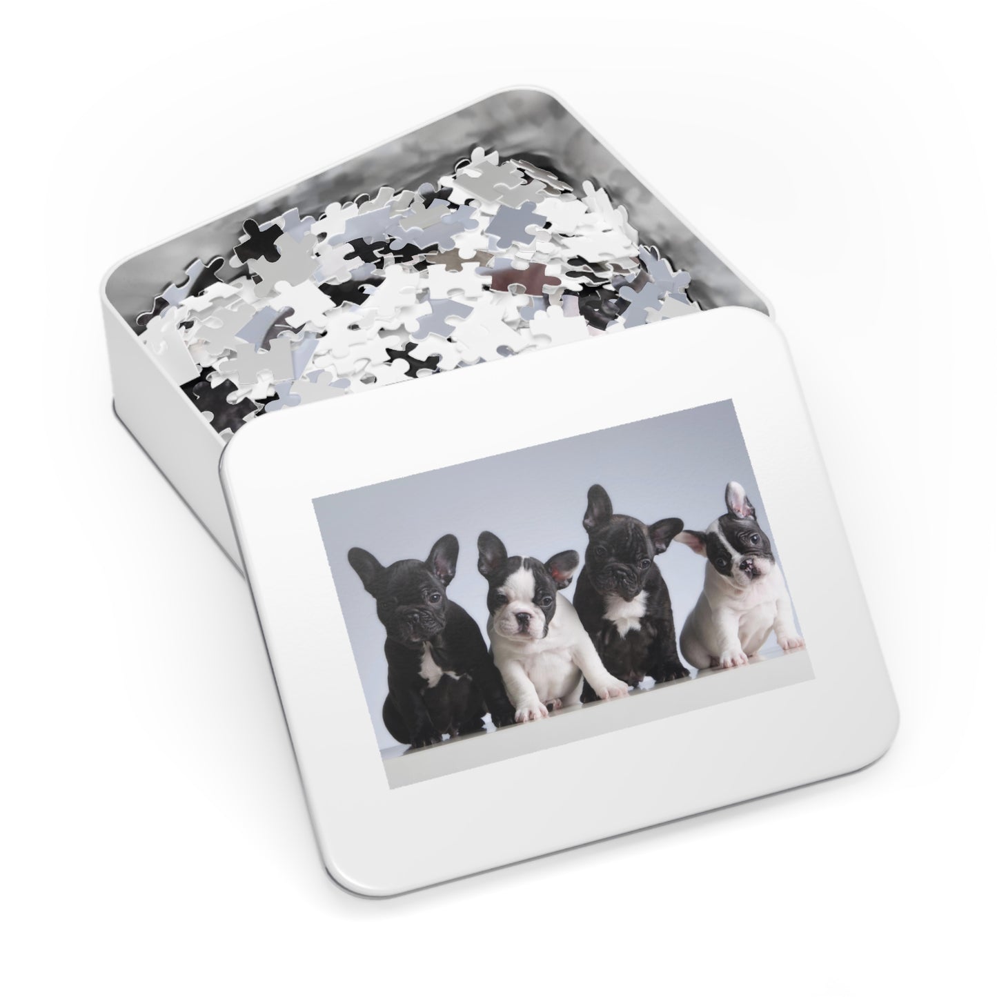 Four French Bulldogs Jigsaw Puzzle ( 500,1000-Piece)