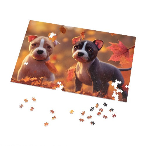 Cute Pit Bull Jigsaw Puzzle | Engagegadgetsworld.com