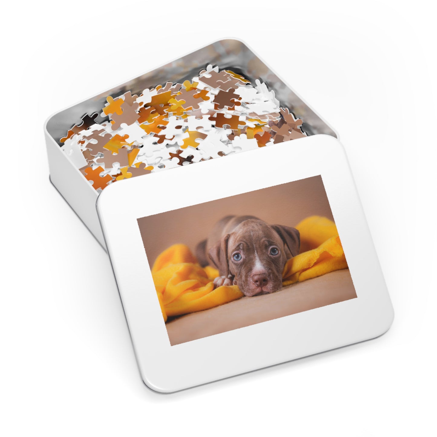 Blue Eye Pit Bull Jigsaw Puzzle ( 500,1000-Piece)
