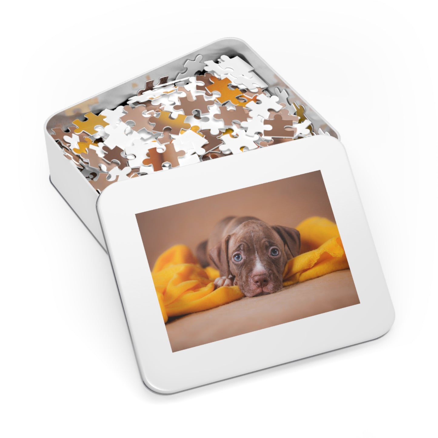 Blue Eye Pit Bull Jigsaw Puzzle ( 500,1000-Piece)