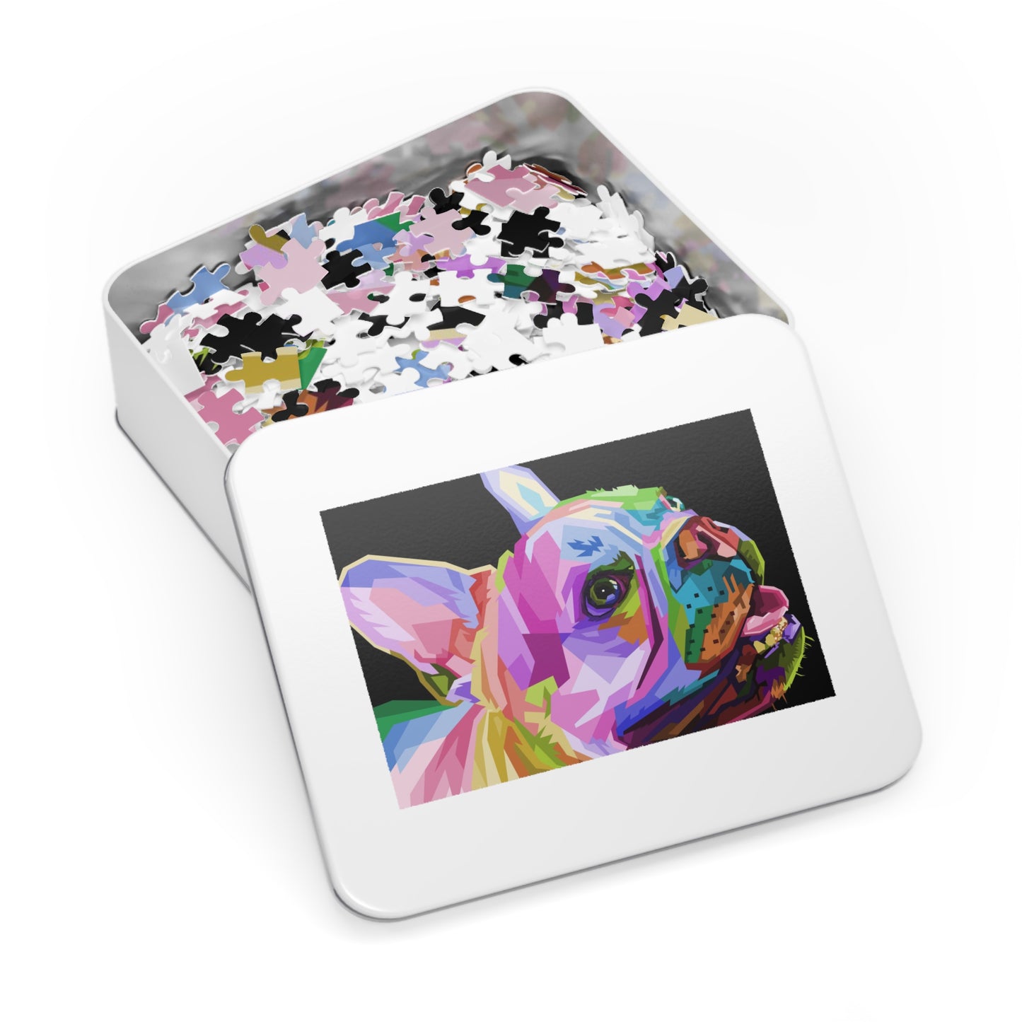 Pop Art French Bulldog Jigsaw Puzzle ( 500,1000-Piece)