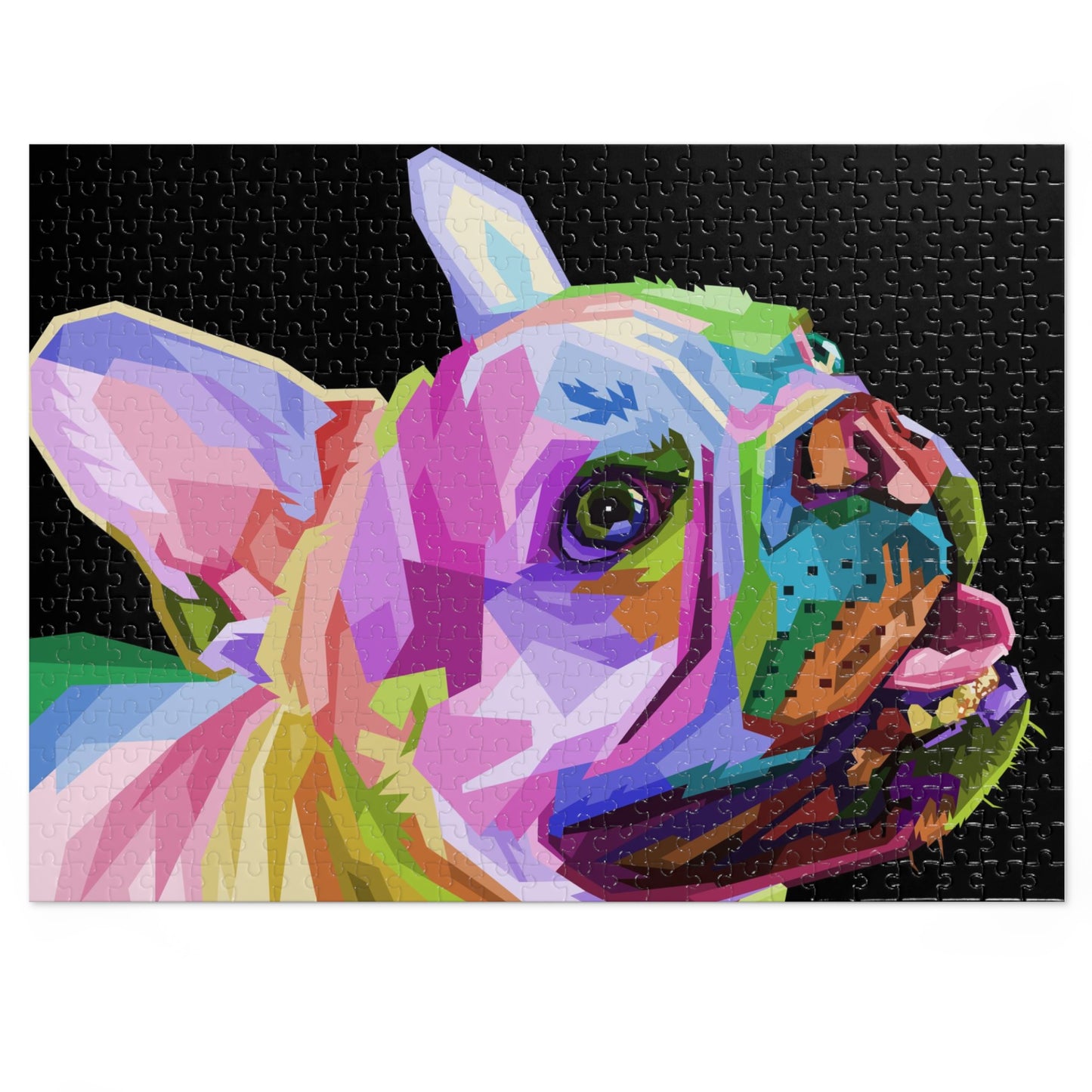 Pop Art French Bulldog Jigsaw Puzzle ( 500,1000-Piece)