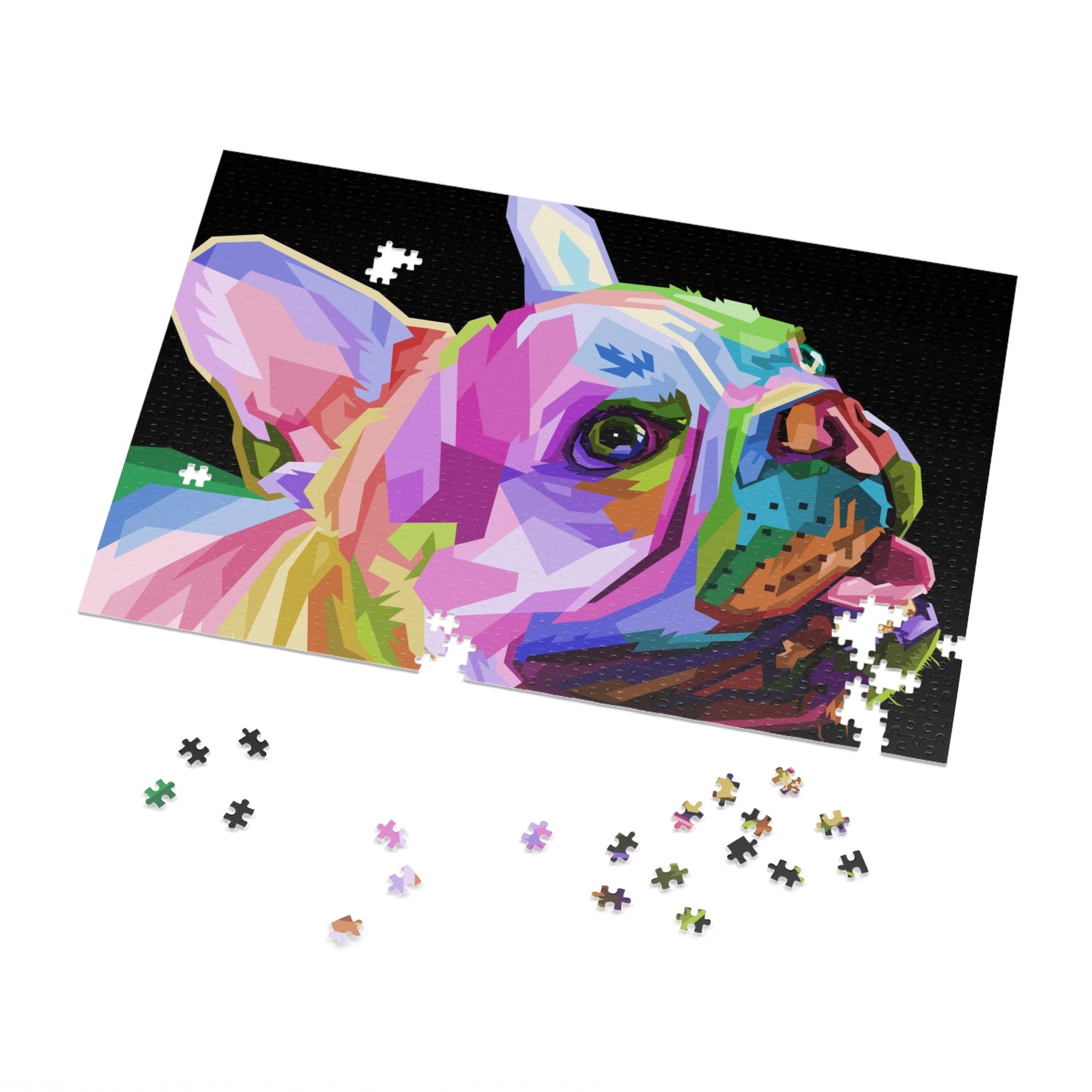 Pop Art French Bulldog Jigsaw Puzzle ( 500,1000-Piece)
