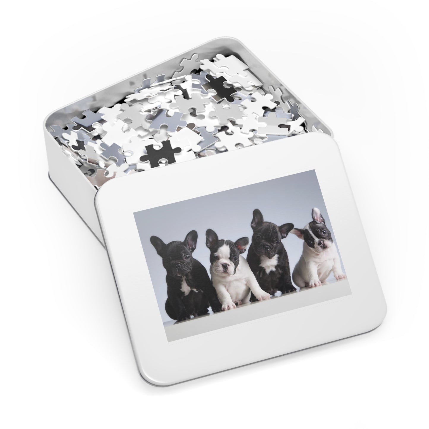 Four French Bulldogs Jigsaw Puzzle ( 500,1000-Piece)