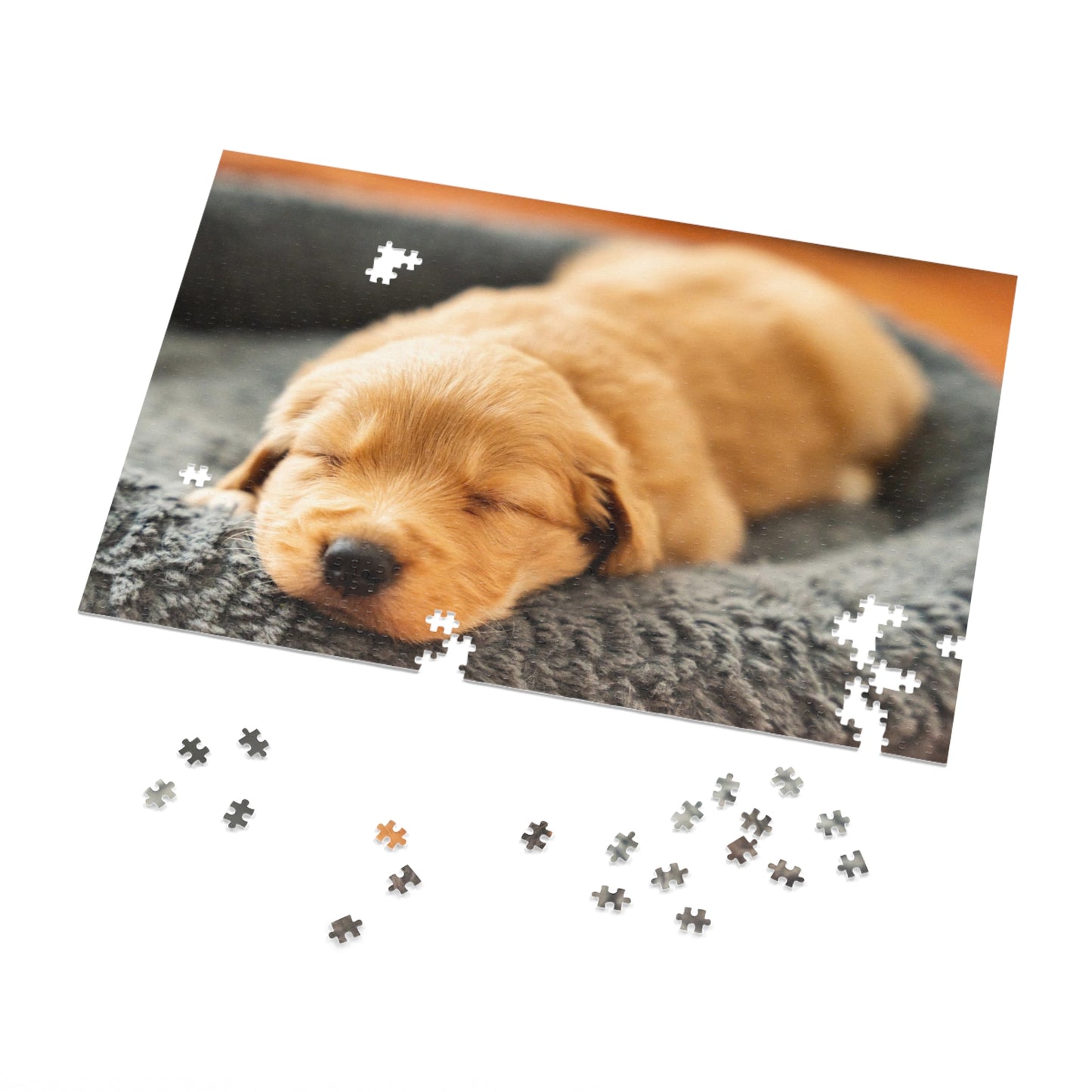 Golden Retriever Sleeping Jigsaw Puzzle ( 500,1000-Piece)