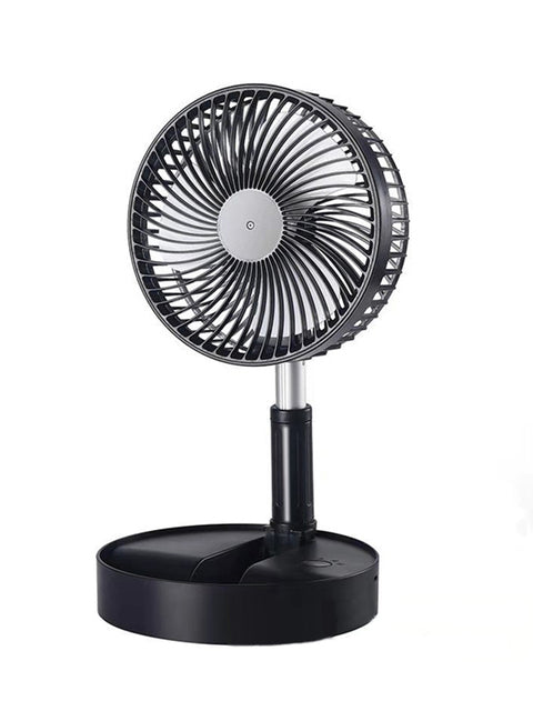 Stay Cool Anywhere with Our Rechargeable Folding Stand Fan - Portable and Convenient!