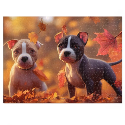Cute Pit Bull Jigsaw Puzzle | Engagegadgetsworld.com