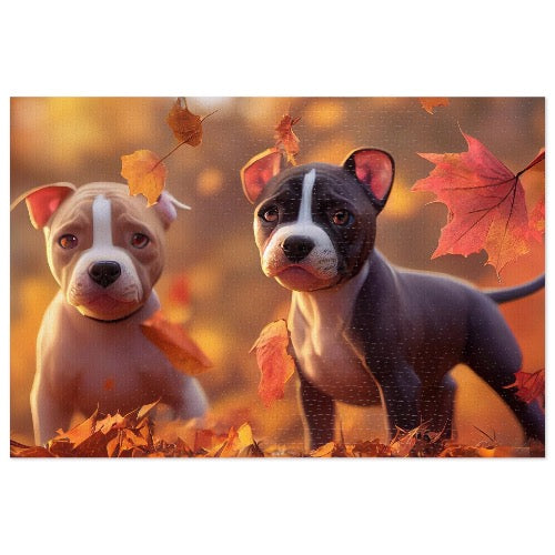 Cute Pit Bull Jigsaw Puzzle | Engagegadgetsworld.com