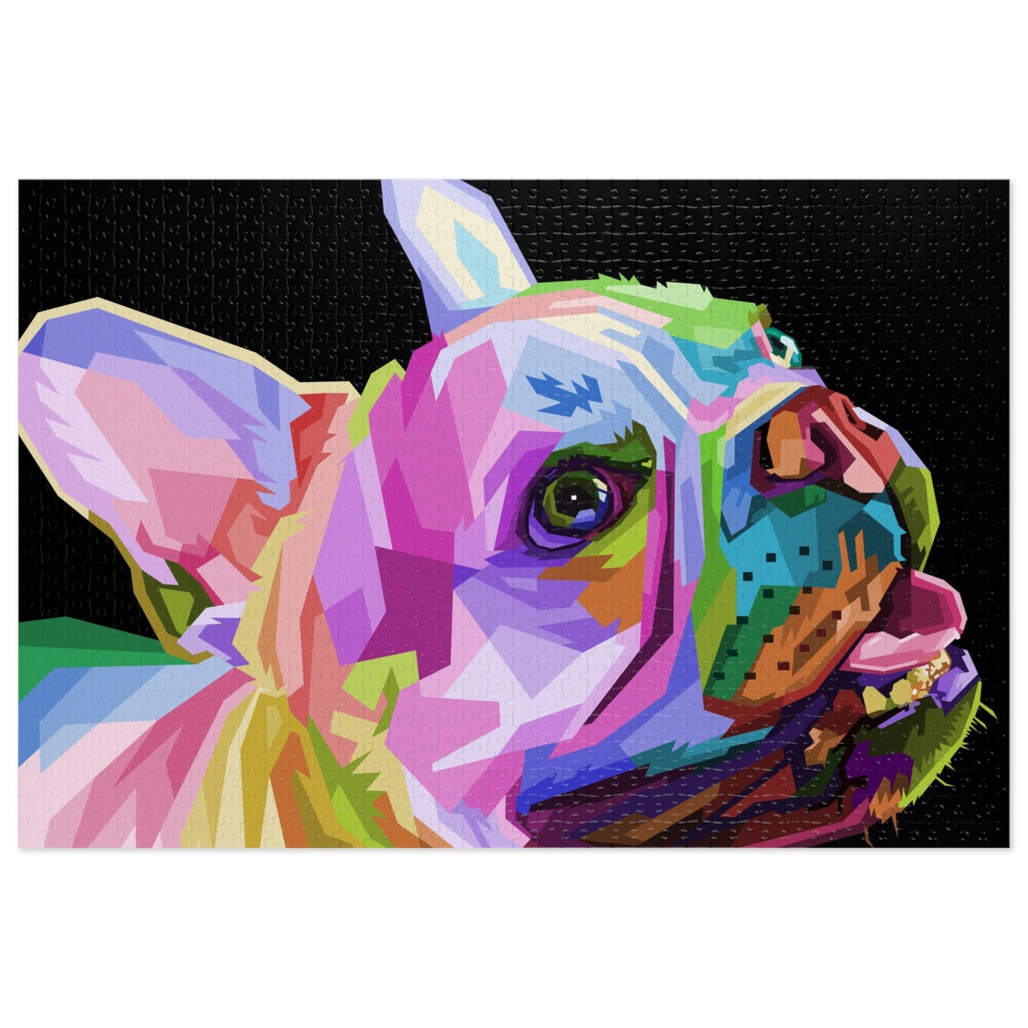Pop Art French Bulldog Jigsaw Puzzle ( 500,1000-Piece)