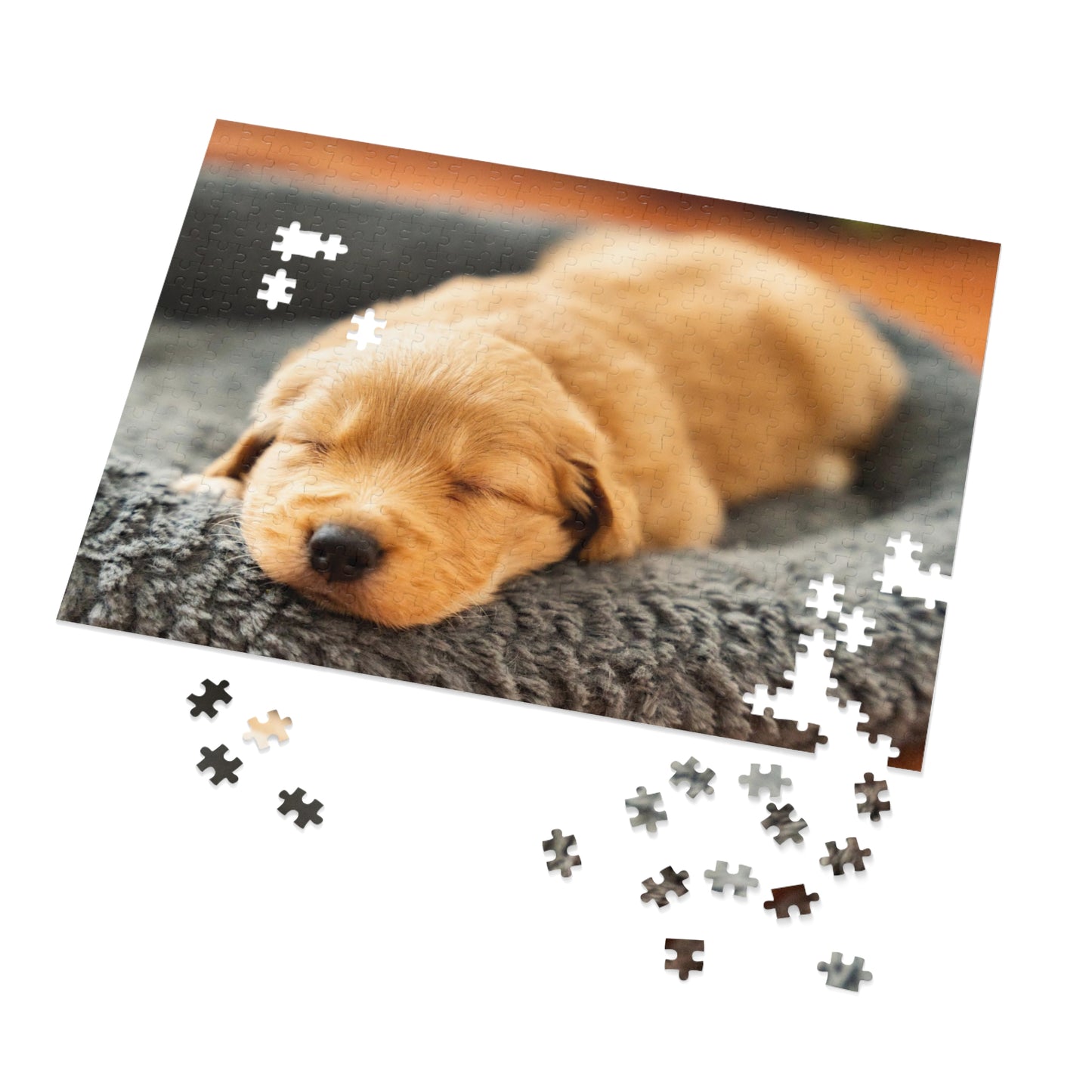 Golden Retriever Sleeping Jigsaw Puzzle ( 500,1000-Piece)