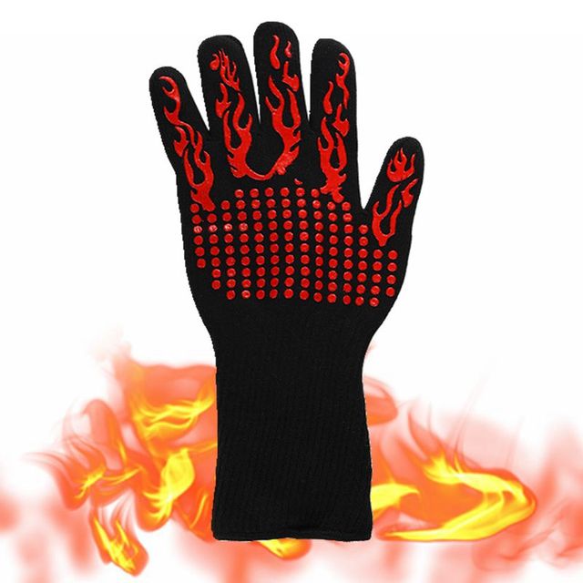 High-Temperature Resistance BBQ Gloves - Perfect for Grilling and Cooking Safety
