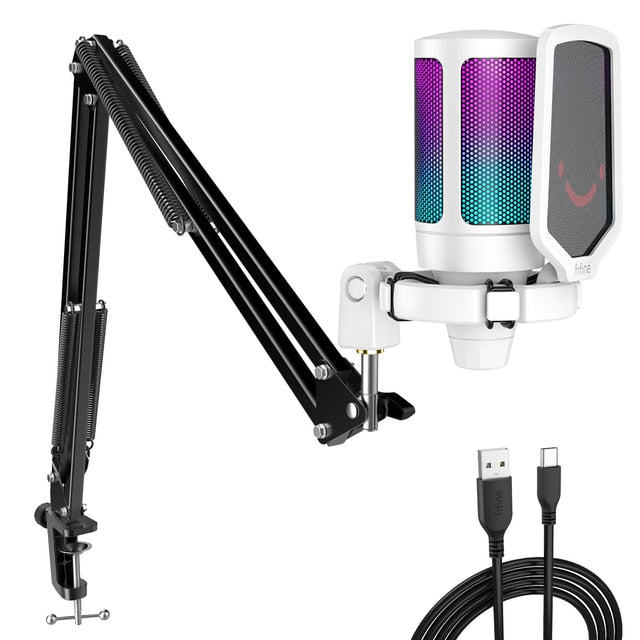 Seamless Audio Recording: Plug-and-Play USB Microphone Set