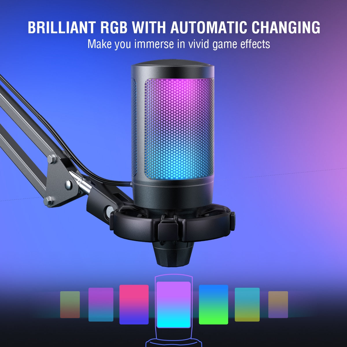 Seamless Audio Recording: Plug-and-Play USB Microphone Set
