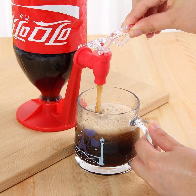 Portable Desktop Drinking Fountain for Cola and Soft Drinks - Convenient and Mess-Free!