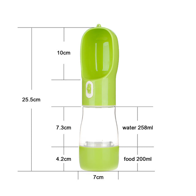 Convenient Pet Dog Water Bottle Feeder - Perfect for On-The-Go Adventures