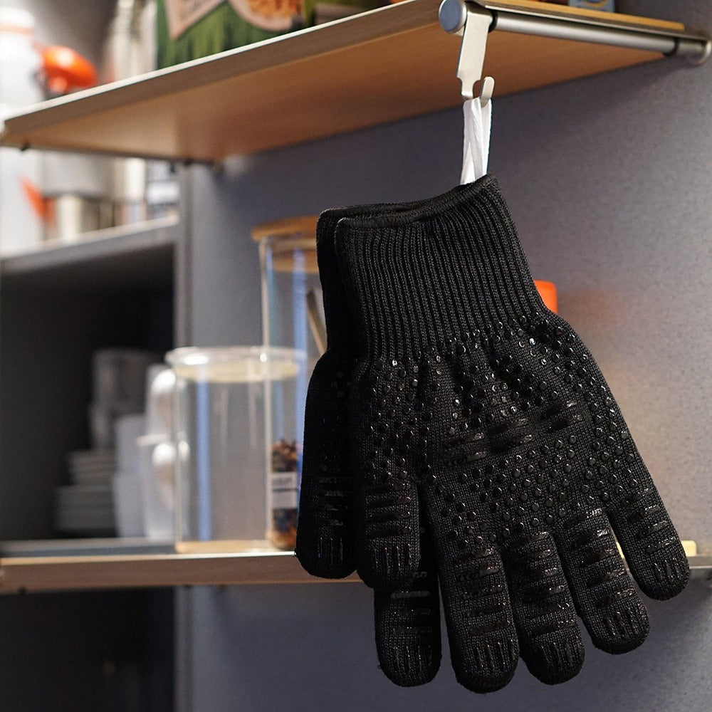 High-Temperature Resistance BBQ Gloves - Perfect for Grilling and Cooking Safety