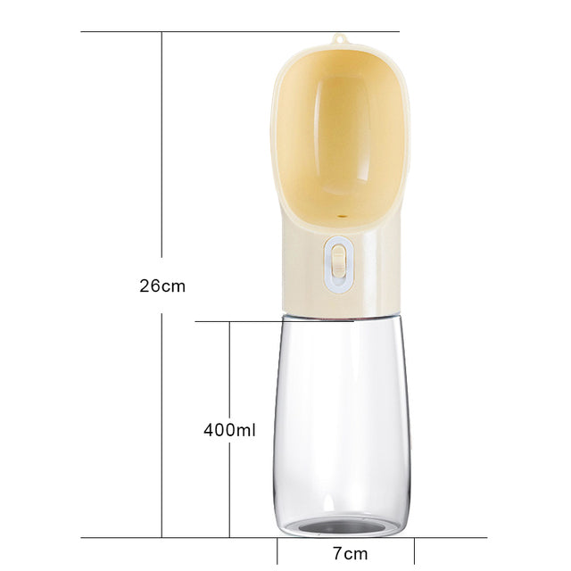 Convenient Pet Dog Water Bottle Feeder - Perfect for On-The-Go Adventures