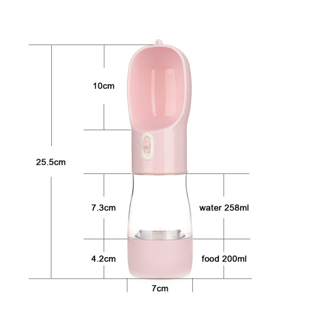 Convenient Pet Dog Water Bottle Feeder - Perfect for On-The-Go Adventures