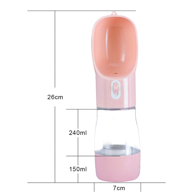Convenient Pet Dog Water Bottle Feeder - Perfect for On-The-Go Adventures