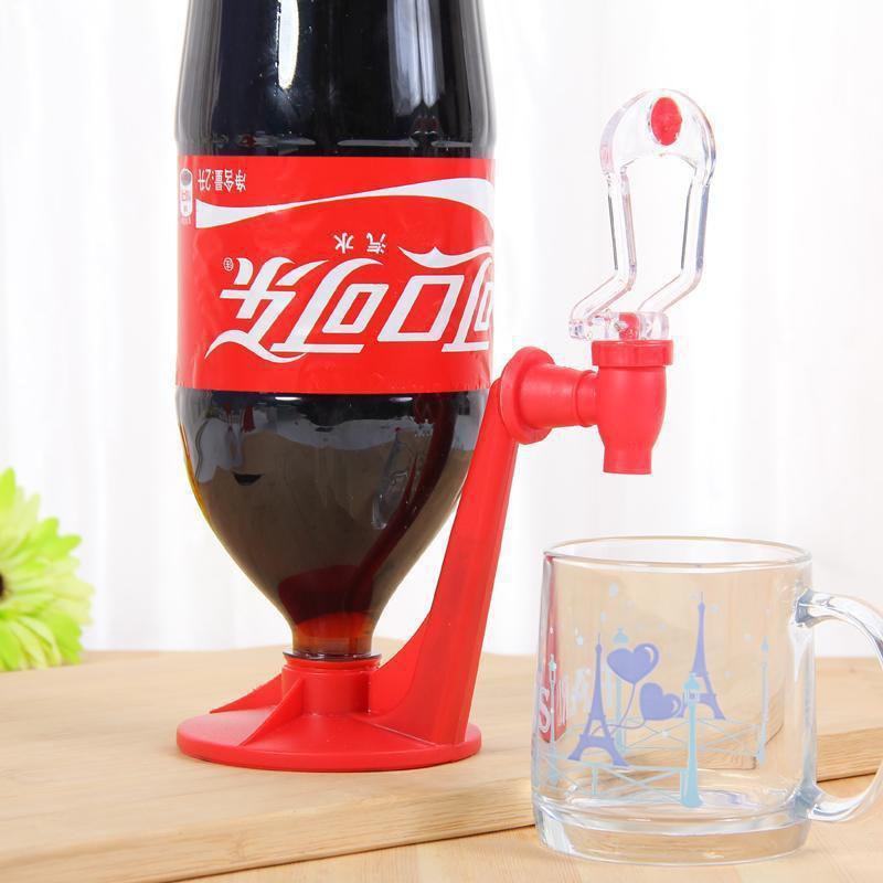 Portable Desktop Drinking Fountain for Cola and Soft Drinks - Convenient and Mess-Free!