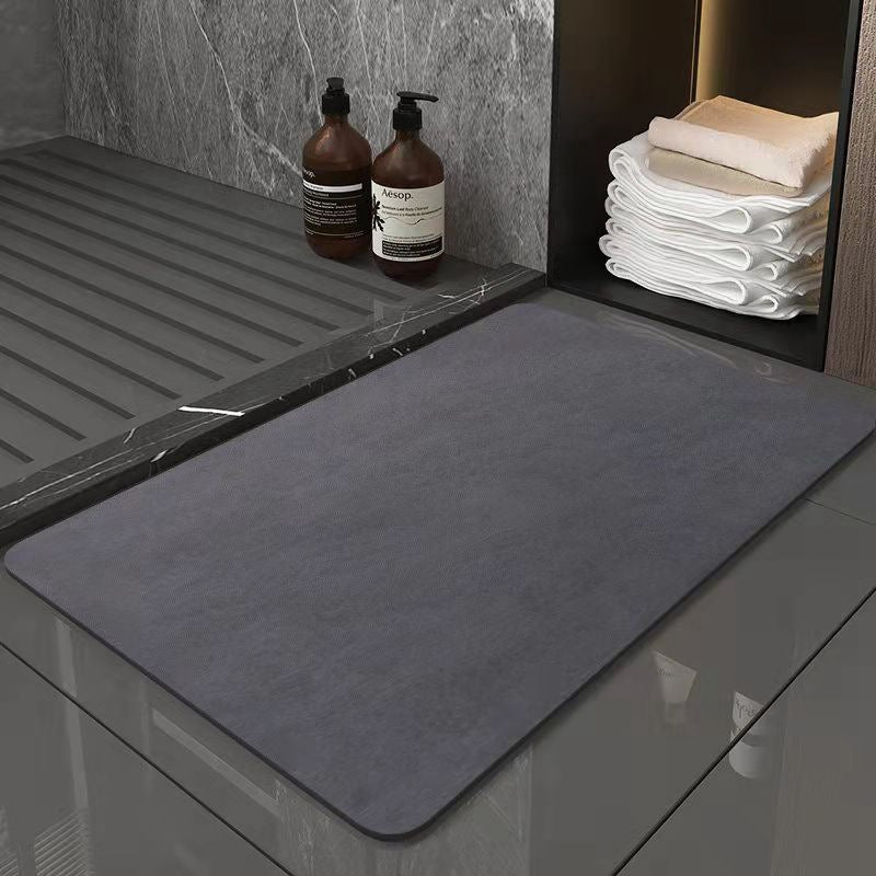 Modern Simple Soft Diatom Ooze Floor Mat Bathroom Absorbent Easy-to-dry Foot Mat Bathroom Stain-resistant Non-slip Mat