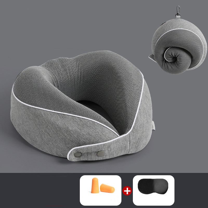 Memory Cotton Travel Nap Pillow