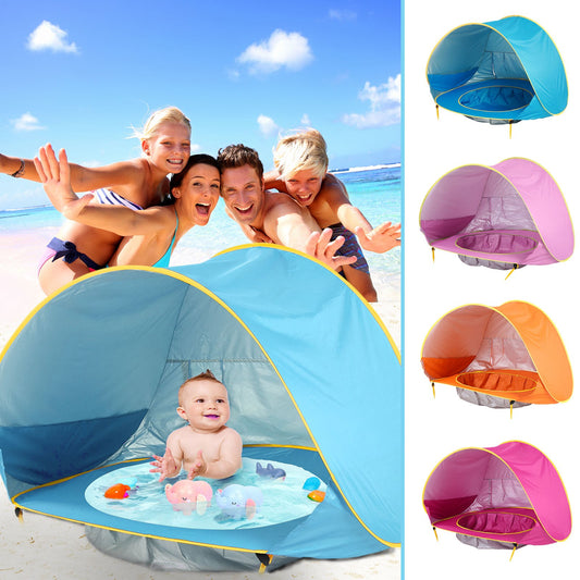 Portable Baby Beach Tent: UV Protection Sun Shelter & Play House