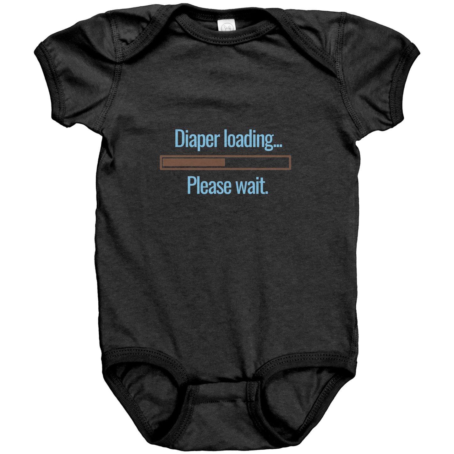 Diaper Loading... Please Wait Baby Bodysuit | Engagegadgetsworld.com