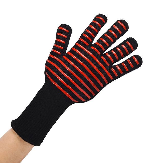 High-Temperature Resistance BBQ Gloves - Perfect for Grilling and Cooking Safety