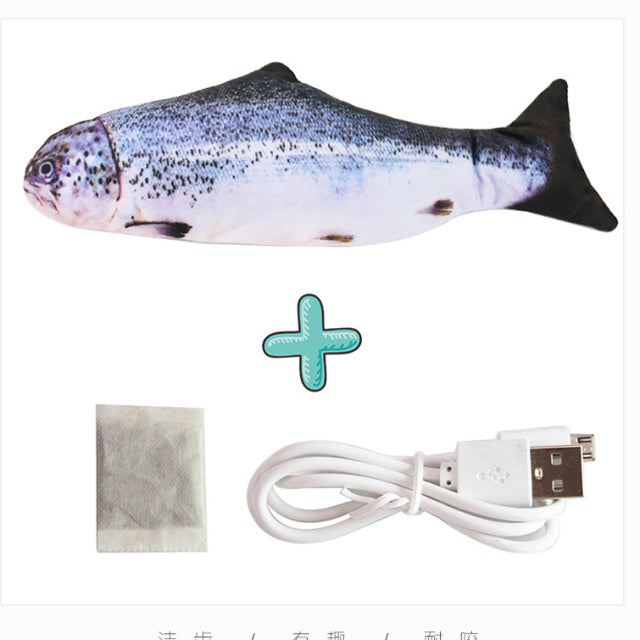 Keep Your Cat Entertained with Our Interactive Fish USB Charger Toy - Shop Now