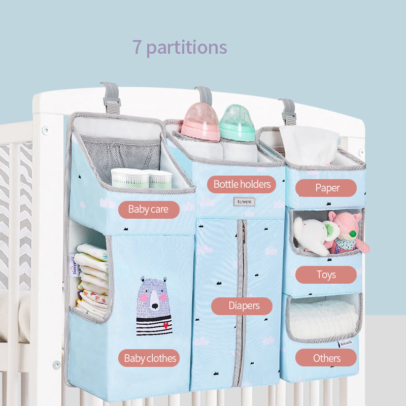 Sunveno Crib Organizer: Convenient Storage Solution for Baby Essentials