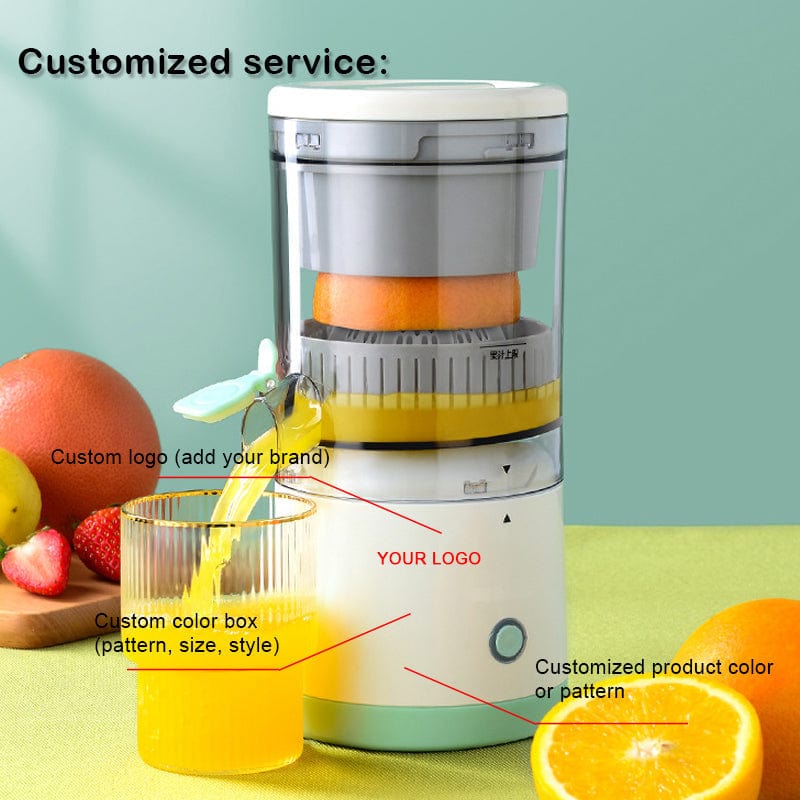 Get Freshly Squeezed Juice On the Go with Our Portable Electric Juicer!