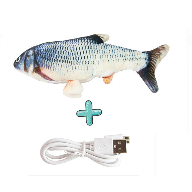 Keep Your Cat Entertained with Our Interactive Fish USB Charger Toy - Shop Now