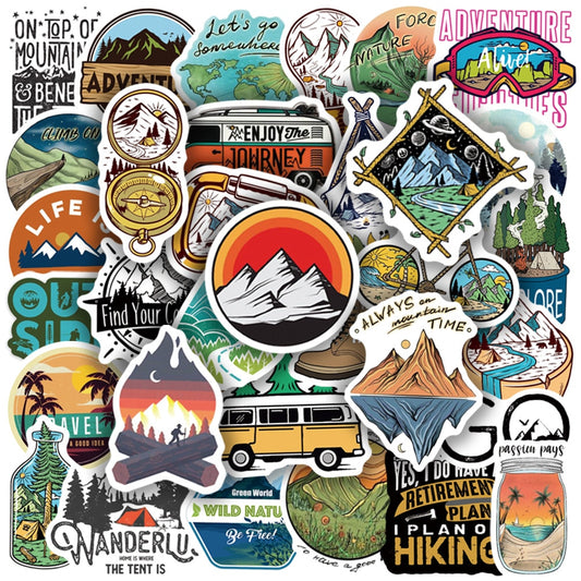 Express Your Creativity with 50pcs Decal Stickers - Customize Your World!