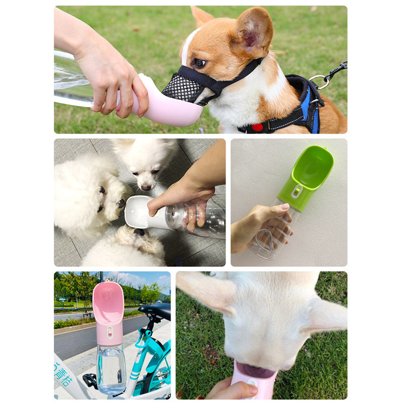 Convenient Pet Dog Water Bottle Feeder - Perfect for On-The-Go Adventures