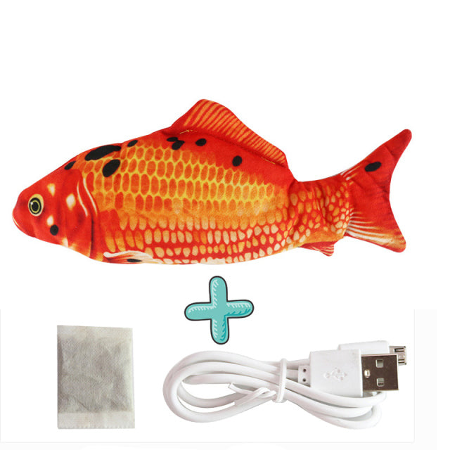 Keep Your Cat Entertained with Our Interactive Fish USB Charger Toy - Shop Now