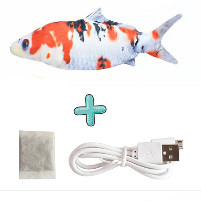 Keep Your Cat Entertained with Our Interactive Fish USB Charger Toy - Shop Now