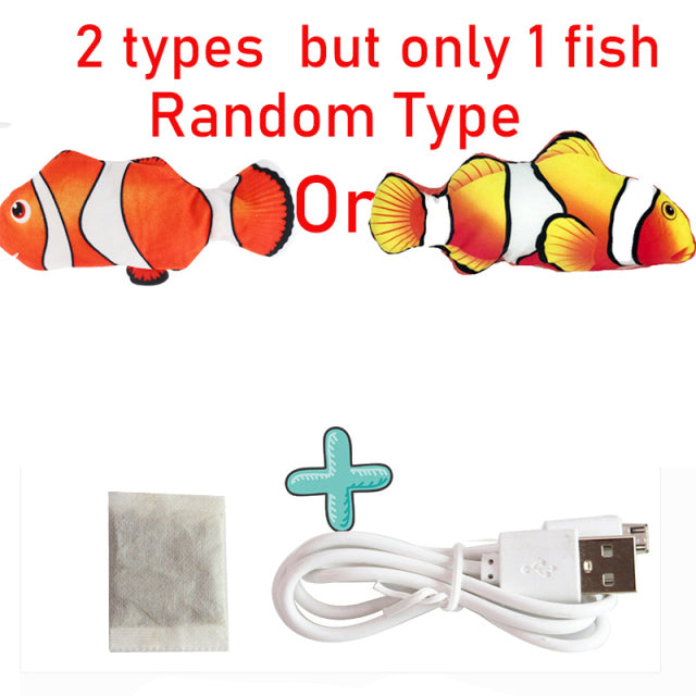 Keep Your Cat Entertained with Our Interactive Fish USB Charger Toy - Shop Now