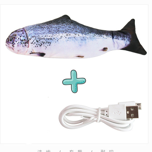 Keep Your Cat Entertained with Our Interactive Fish USB Charger Toy - Shop Now