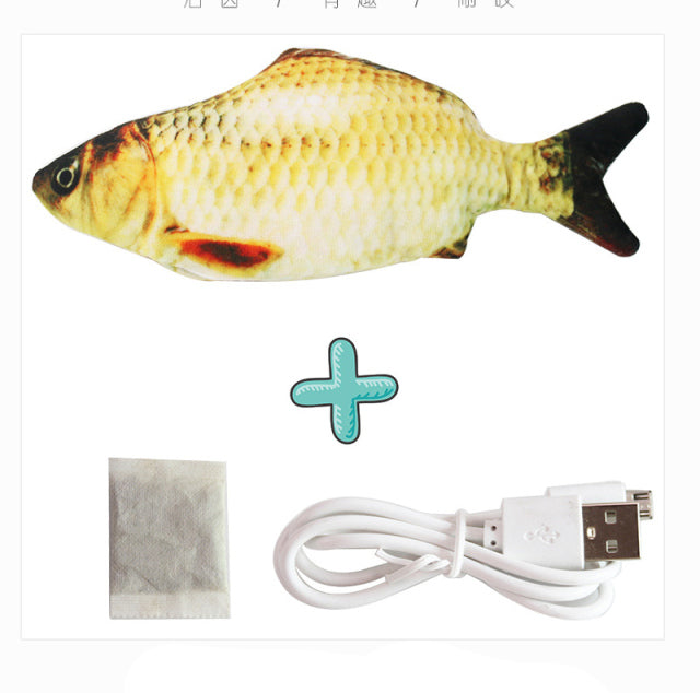 Keep Your Cat Entertained with Our Interactive Fish USB Charger Toy - Shop Now