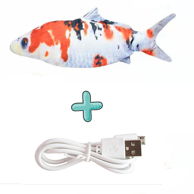 Keep Your Cat Entertained with Our Interactive Fish USB Charger Toy - Shop Now