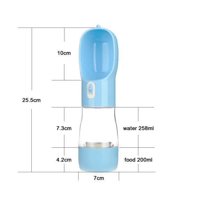 Convenient Pet Dog Water Bottle Feeder - Perfect for On-The-Go Adventures
