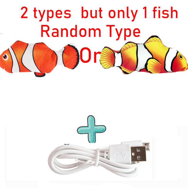 Keep Your Cat Entertained with Our Interactive Fish USB Charger Toy - Shop Now